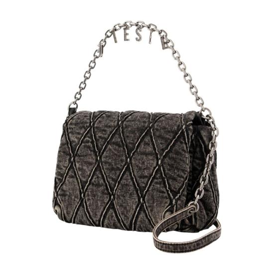 26FW 디젤 참 D 이니셜 M 숄더백 X09596P9029T8013 BLACK - DIESEL