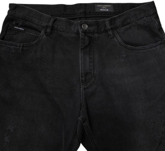 26FW 돌체앤가바나 데님 팬츠 9759459311902 BLACK - DOLCE & GABBANA