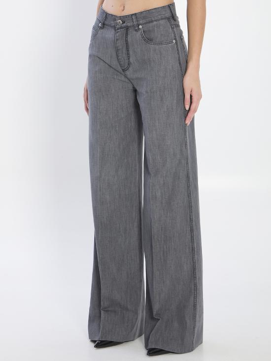 25FW 보테가베네타 데님 팬츠 841027V5SO01003 grey - BOTTEGA VENETA