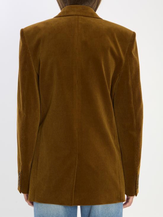 25FW 생로랑 수트 자켓 837047Y107T2121 brown - SAINT LAURENT