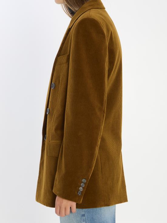 25FW 생로랑 수트 자켓 837047Y107T2121 brown - SAINT LAURENT