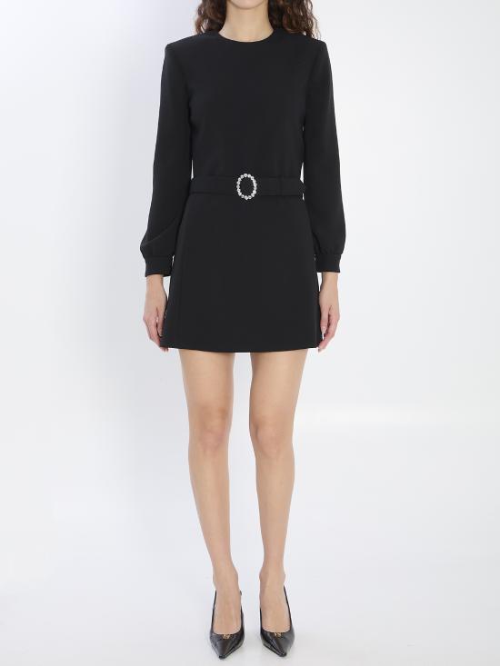 25FW 생로랑 숏 원피스 819619Y012W1000 black