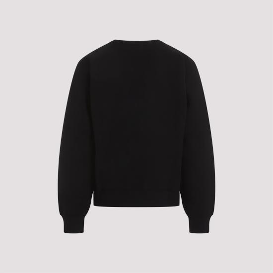  생로랑 오버사이즈 플리스 스웨트셔츠 799172Y37WH1000 black - SAINT LAURENT