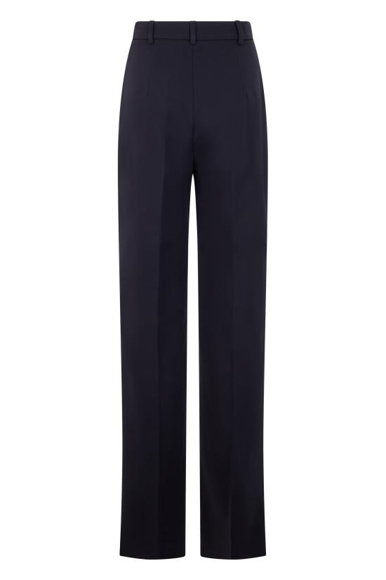 26FW 막스마라 스튜디오 스트레이트 팬츠 MSTVANESIO2626786011600002 black - MAX MARA STUDIO