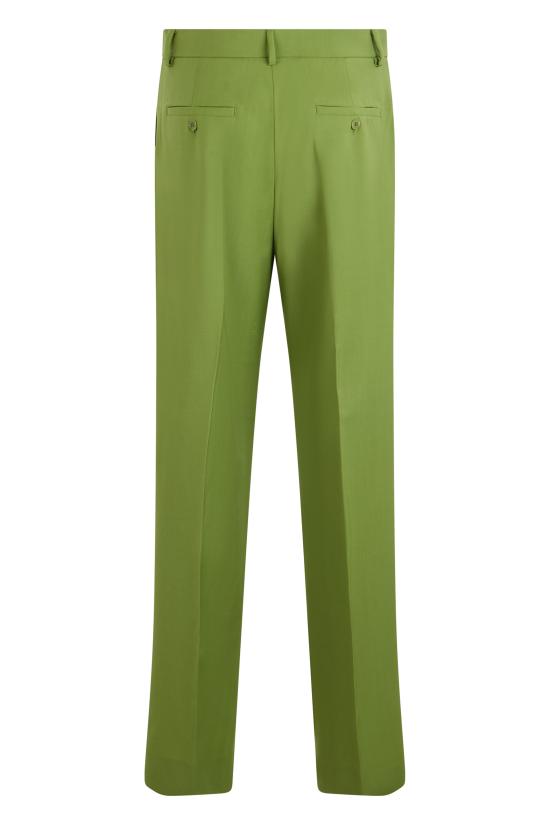 26FW 위켄드막스마라 스트레이트 팬츠 WKDVISIVO2625136061600007 green - WEEKEND MAX MARA