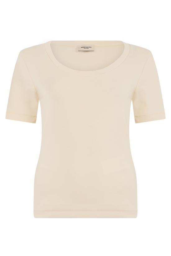 26FW 위켄드막스마라 반팔 티셔츠 WKDMULTIJ2625946031600002 Beige