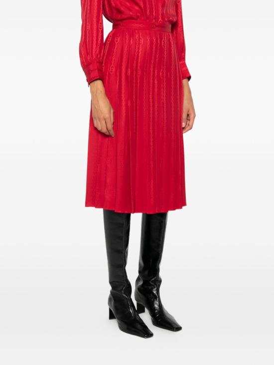 26FW 구찌 스커트 865115ZAM486199 red - GUCCI