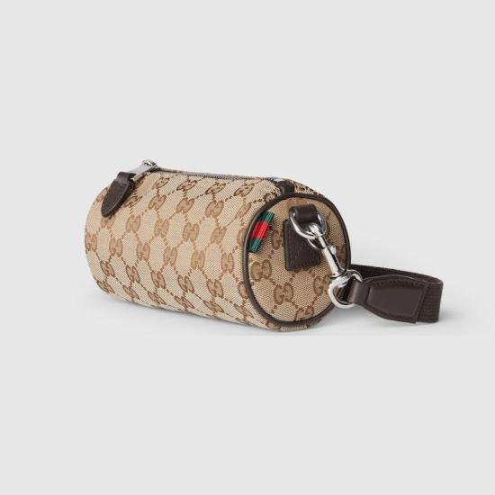 25FW 구찌 GG 캔버스 미니 보스턴 백 834269FAEON9750 Beige - GUCCI