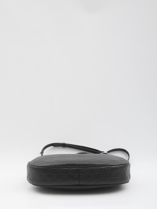 25FW 구찌 GG 엠블럼 라지 숄더백 820453AAFDV1000 black - GUCCI