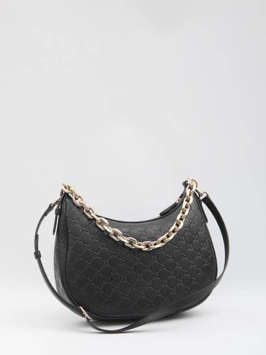 25FW 구찌 GG 엠블럼 라지 숄더백 820453AAFDV1000 black