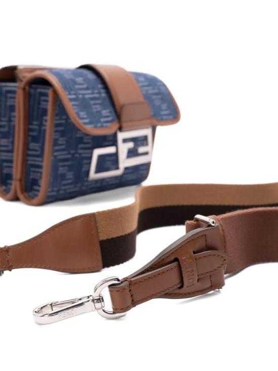  펜디 더블 바게트백 7VA649AUGOF1SCG Denim - FENDI