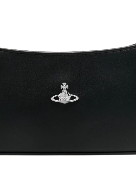 26FW 비비안웨스트우드 ORB 타샤 레더 스터드 숄더백 5801000JWS0026N401 black - VIVIENNE WESTWOOD