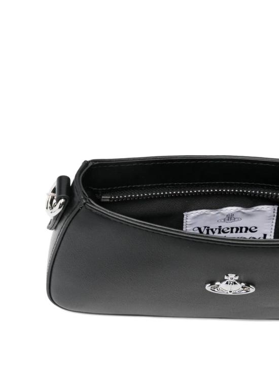 26FW 비비안웨스트우드 ORB 타샤 레더 스터드 숄더백 5801000JWS0026N401 black - VIVIENNE WESTWOOD