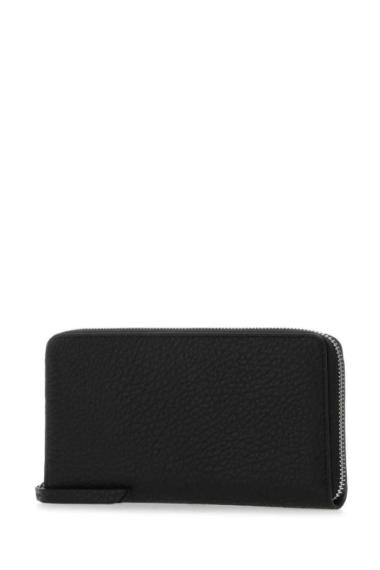  마르지엘라 4스티치 집어라운드 장지갑 S56UI0110 P4455T8013 BLACK - MAISON MARGIELA