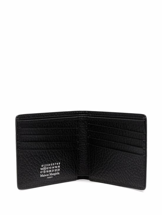  마르지엘라 4스티치 반지갑 SA1UI0016 P4455T8013 BLACK - MAISON MARGIELA