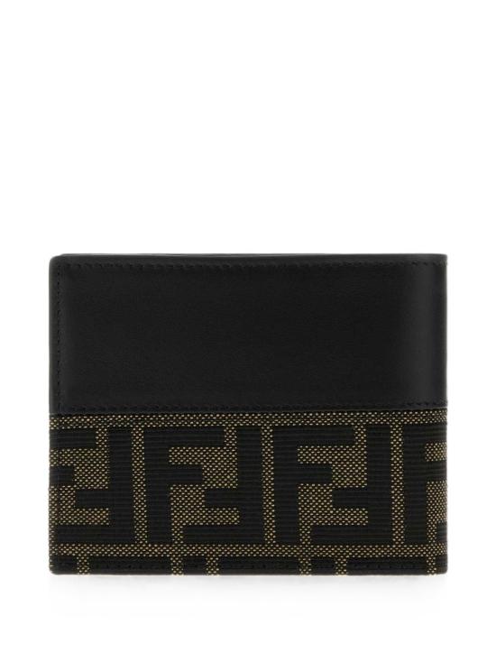 26FW 펜디 FF 바이폴드 월렛 7M0169B139 F0XLL NERO TABACCO MORO - FENDI