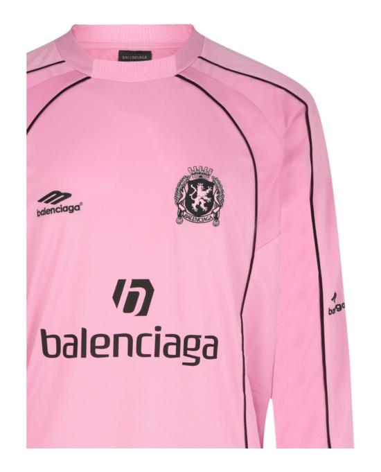  발렌시아가 긴팔 티셔츠 778972 TPVT3 1401 60082 1 Pink - BALENCIAGA