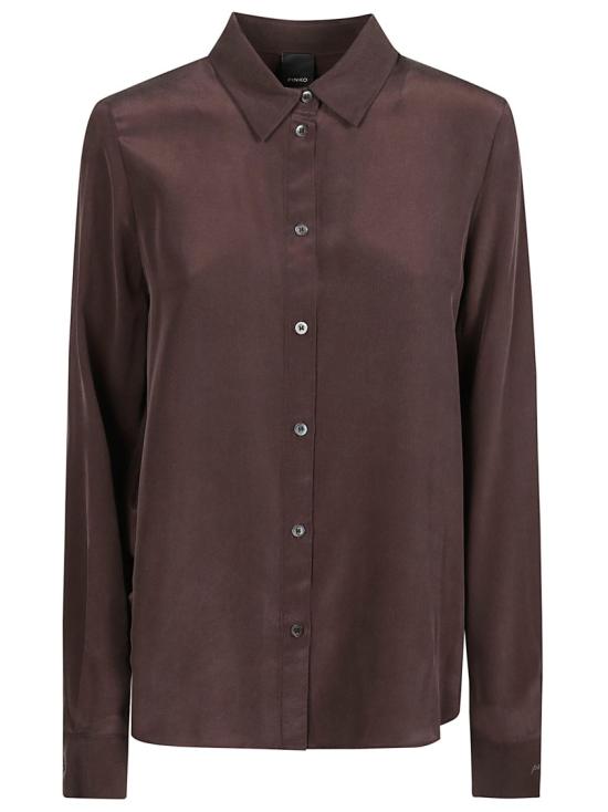 26FW 핑코 탑 105593 A3L1 Brown