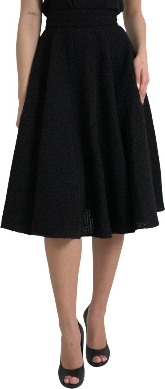 26FW 돌체앤가바나 미디 스커트 9236072071454 BLACK