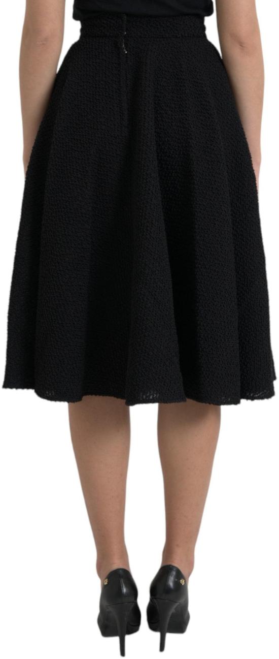 26FW 돌체앤가바나 미디 스커트 9236072071454 BLACK - DOLCE & GABBANA
