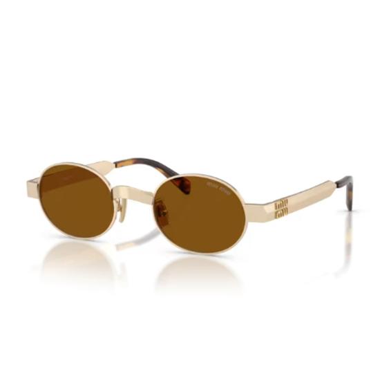 26SS 미우미우 선글라스 1A865HM0A Gold - MIU MIU