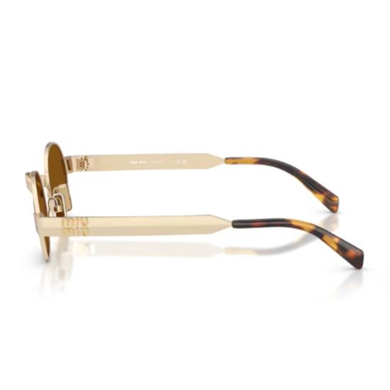 26SS 미우미우 선글라스 1A865HM0A Gold - MIU MIU