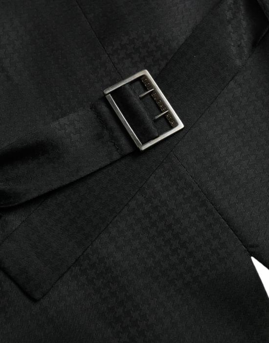 26FW 돌체앤가바나 트렌치 코트 9846806184222 BLACK - DOLCE & GABBANA