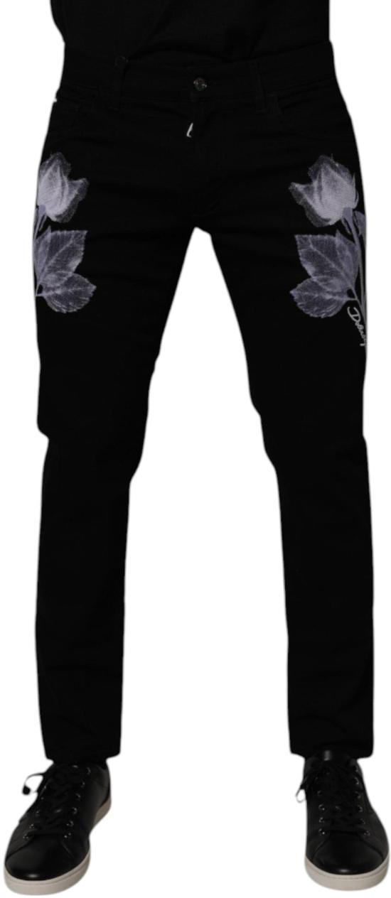 26FW 돌체앤가바나 데님 팬츠 9741255049502 BLACK - DOLCE & GABBANA