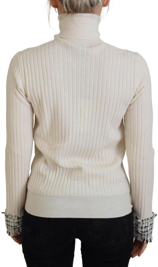 26FW 돌체앤가바나 터틀넥 9069739507998 WHITE - DOLCE & GABBANA