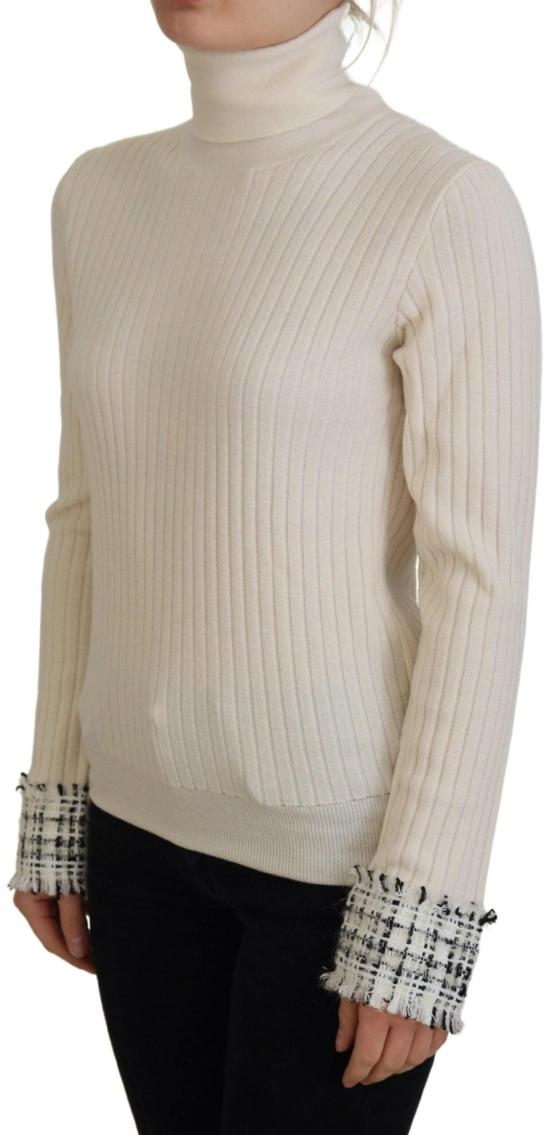 26FW 돌체앤가바나 터틀넥 9069739507998 WHITE - DOLCE & GABBANA