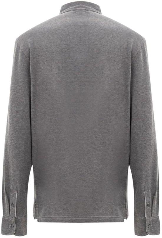 26FW 꼬르넬리아니 폴로 티셔츠 9718387835166 GREY - CORNELIANI
