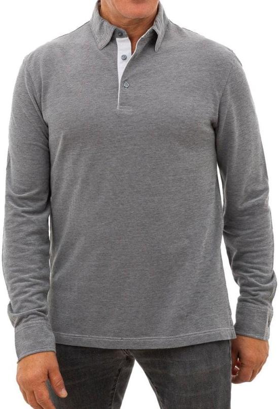 26FW 꼬르넬리아니 폴로 티셔츠 9718387835166 GREY - CORNELIANI