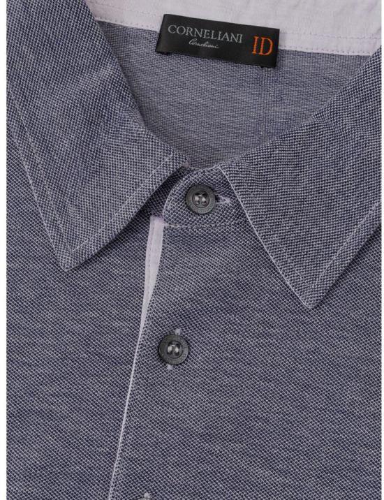 26FW 꼬르넬리아니 폴로 티셔츠 9718387966238 BLUE - CORNELIANI