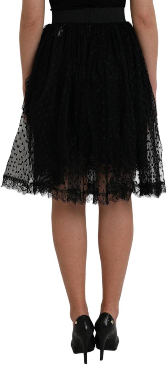 26FW 돌체앤가바나 미디 스커트 50057764765982 BLACK - DOLCE & GABBANA