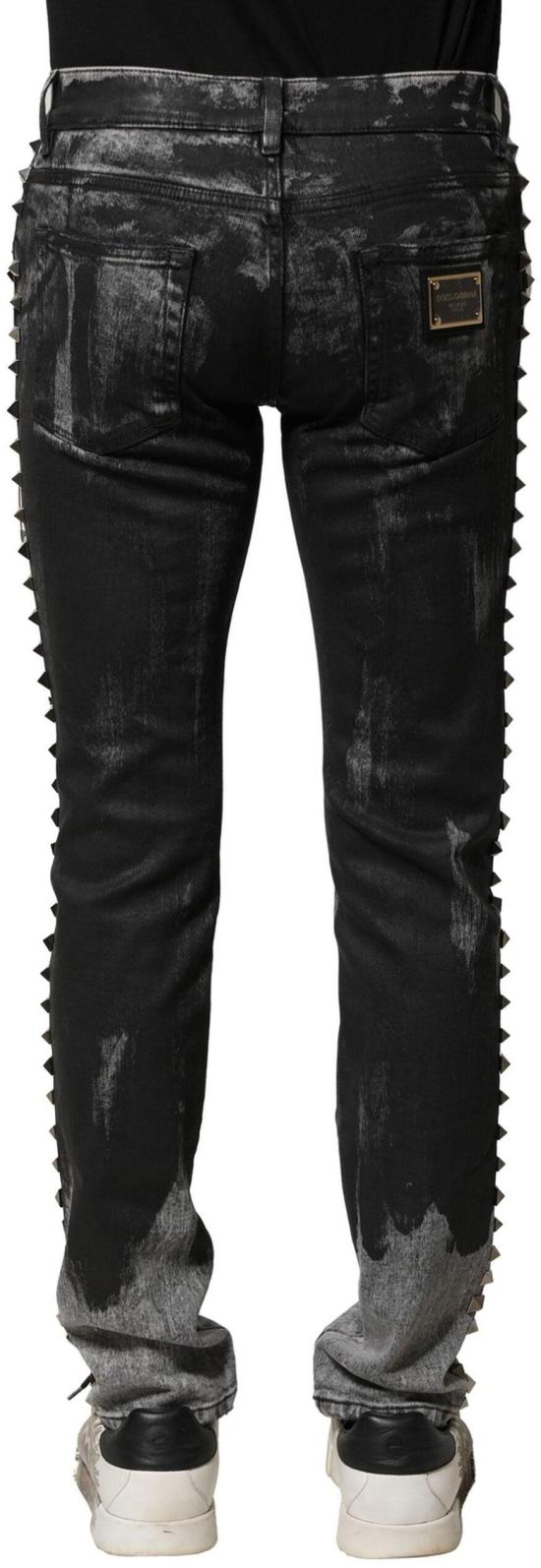 26FW 돌체앤가바나 데님 팬츠 50067298287902 BLACK - DOLCE & GABBANA
