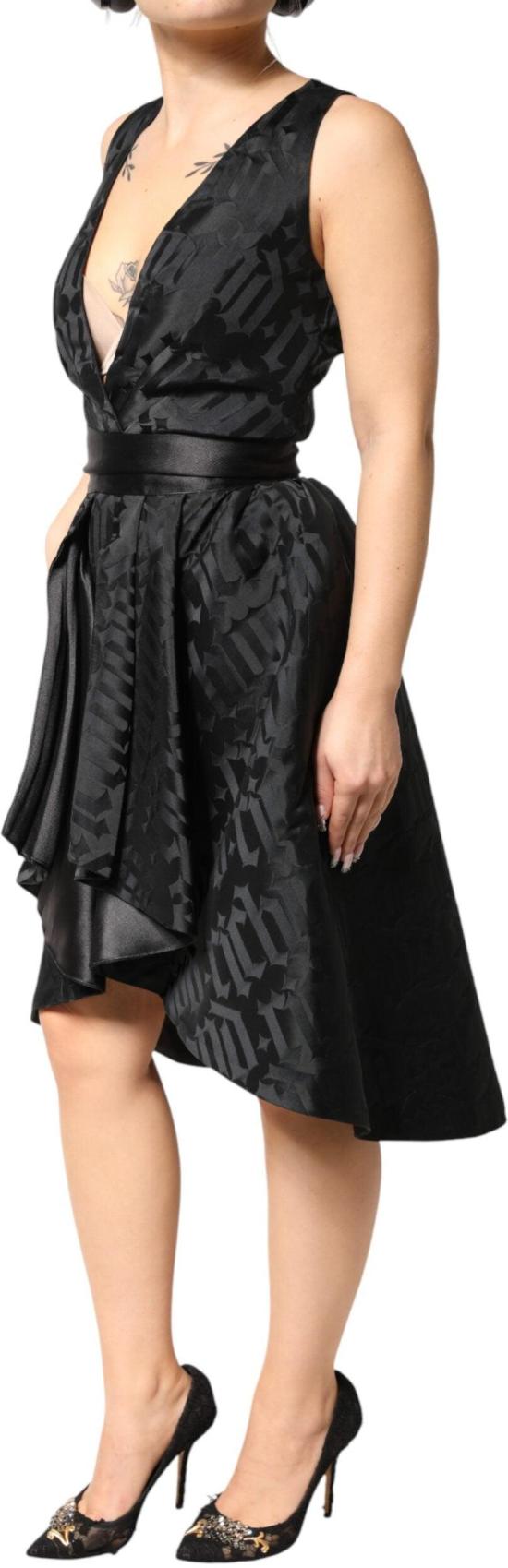 26FW 존 리치몬드 미디 원피스 9950777245982 BLACK - JOHN RICHMOND