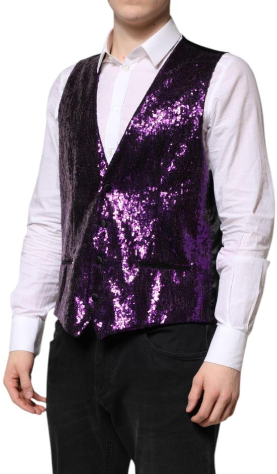 26FW 돌체앤가바나 트렌치 코트 50114388427038 PURPLE - DOLCE & GABBANA