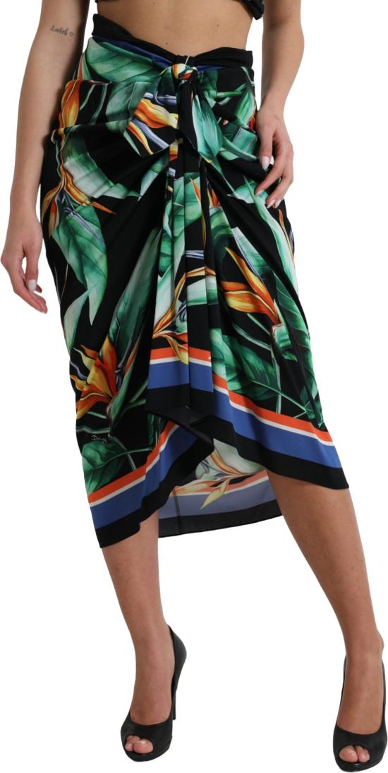 26FW 돌체앤가바나 미디 스커트 48735849414942 BLACK