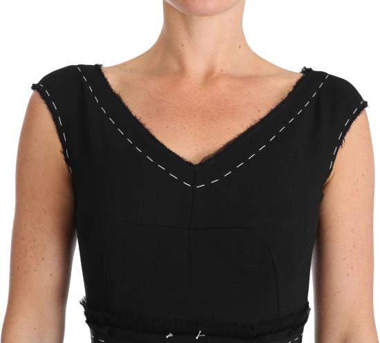 26FW 돌체앤가바나 롱 원피스 47949104513310 BLACK - DOLCE & GABBANA