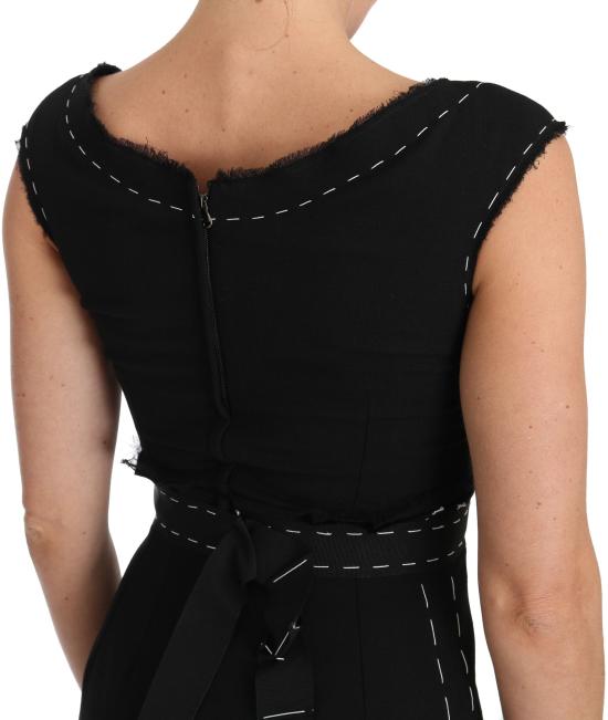 26FW 돌체앤가바나 롱 원피스 47949104513310 BLACK - DOLCE & GABBANA