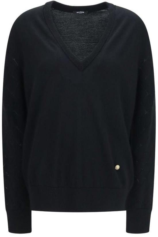 25FW 발망 니트웨어 10111609012510 BLACK