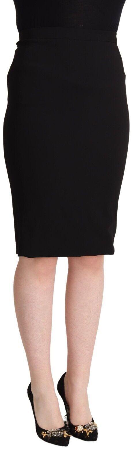 26FW 돌체앤가바나 미디 스커트 47949899596062 BLACK - DOLCE & GABBANA