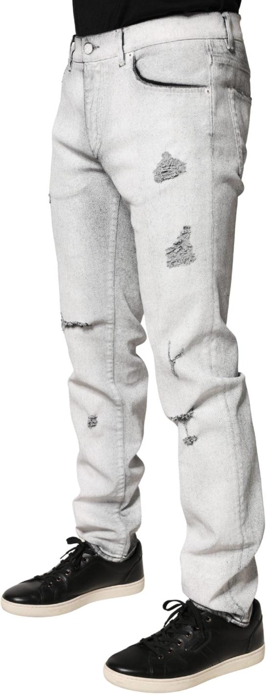 26FW 돌체앤가바나 데님 팬츠 9990740345118 GREY - DOLCE & GABBANA