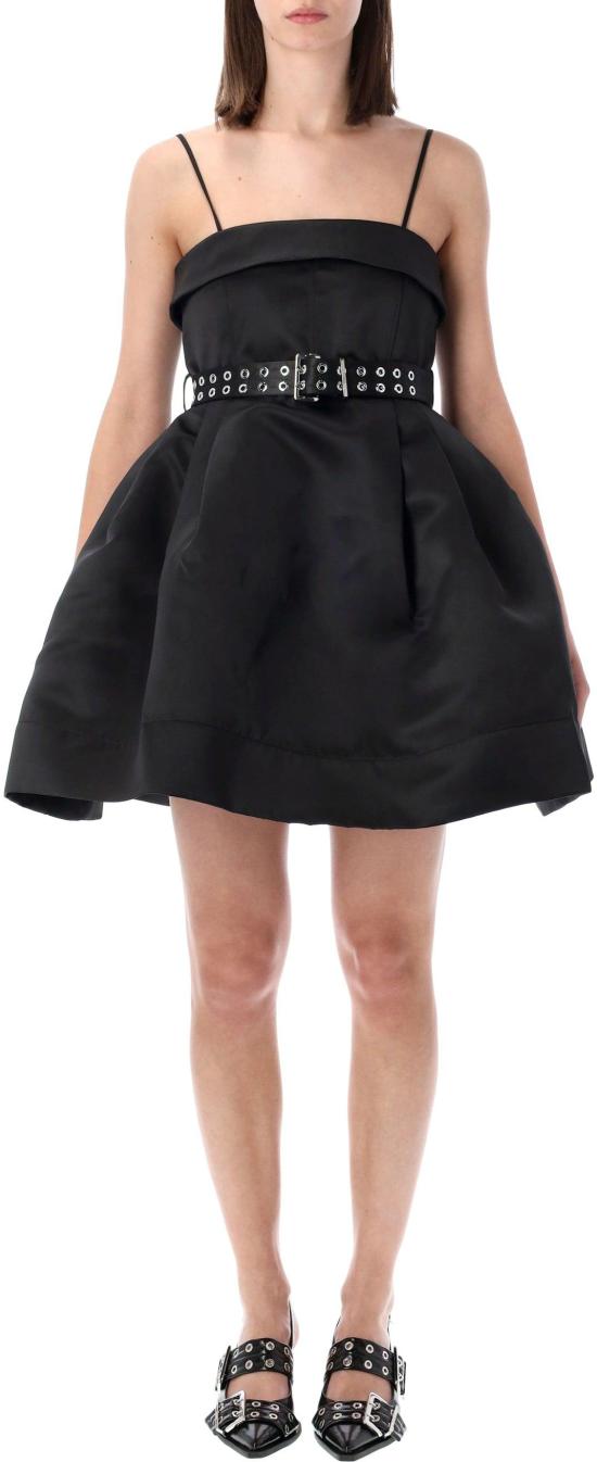 26SS 가니 숏 원피스 10060687671582 BLACK