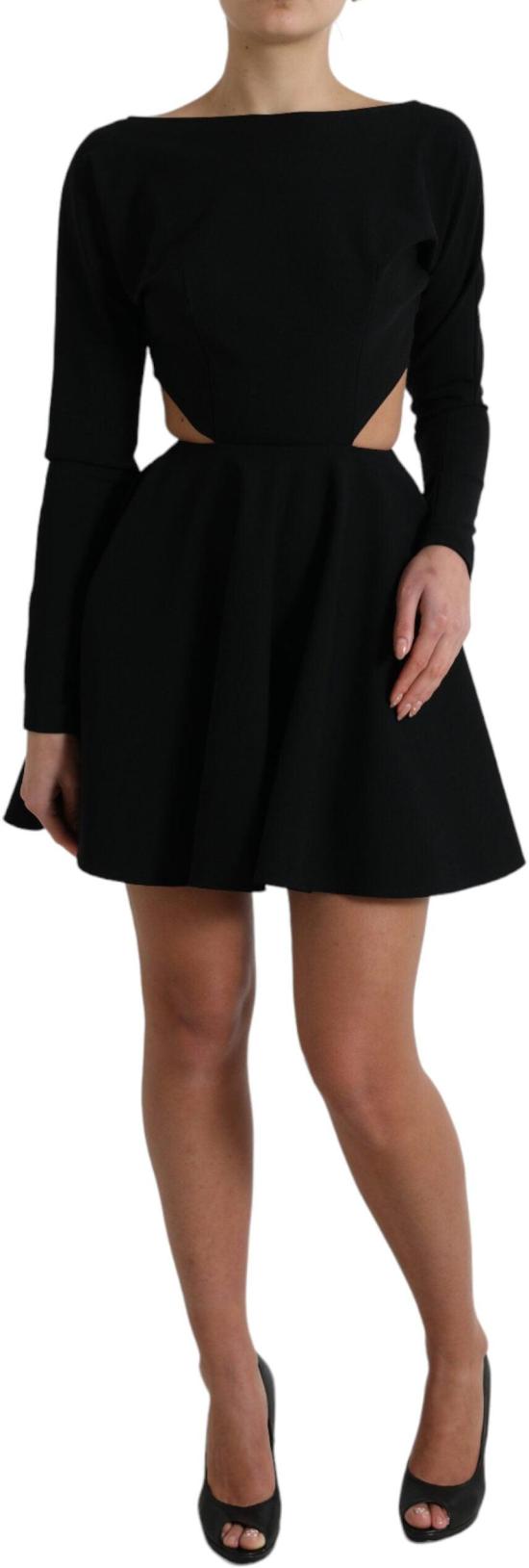 26FW 돌체앤가바나 숏 원피스 9069534085406 BLACK - DOLCE & GABBANA