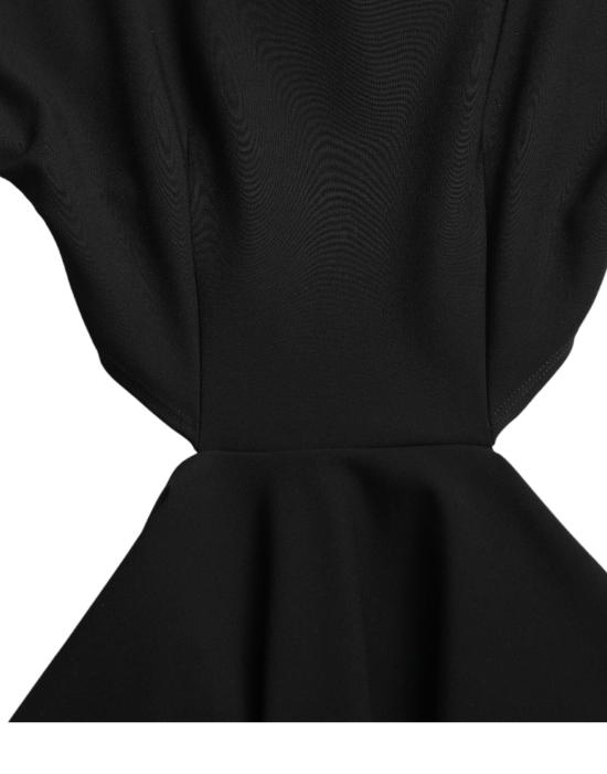 26FW 돌체앤가바나 숏 원피스 9069534085406 BLACK - DOLCE & GABBANA