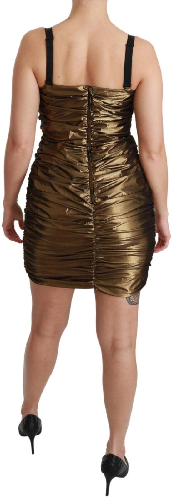 26FW 돌체앤가바나 숏 원피스 9069455311134 METALLIC - DOLCE & GABBANA