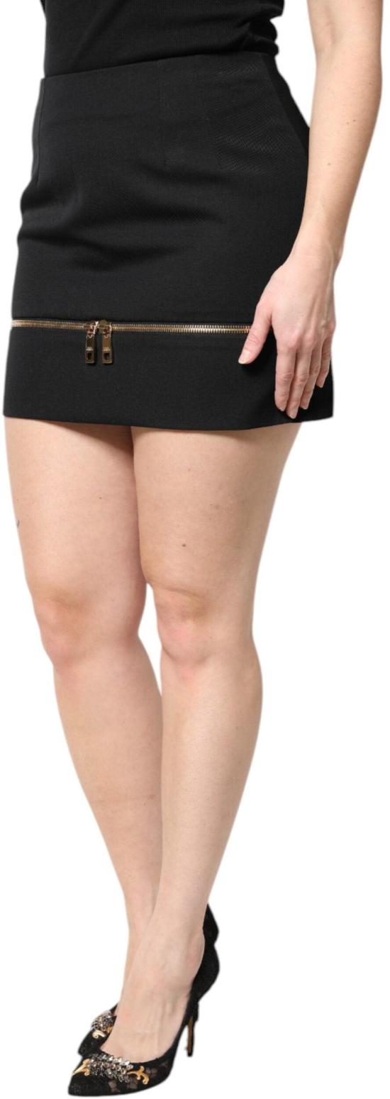 26FW 돌체앤가바나 숏 스커트 49779293880606 BLACK - DOLCE & GABBANA