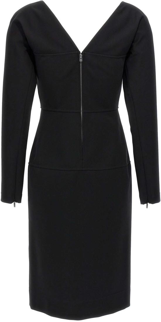 26FW 펜디 미디 원피스 10120746565918 BLACK - FENDI