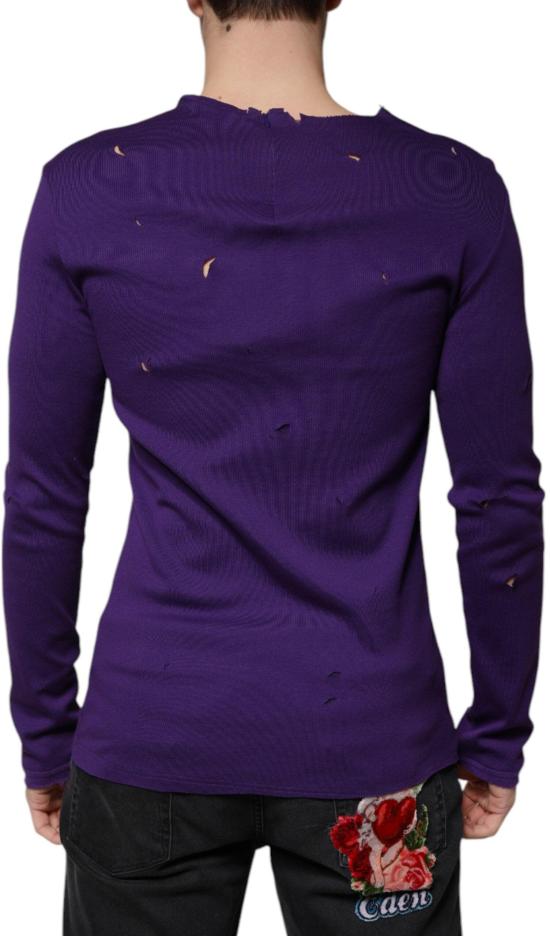 26FW 돌체앤가바나 니트웨어 9678198898974 PURPLE - DOLCE & GABBANA